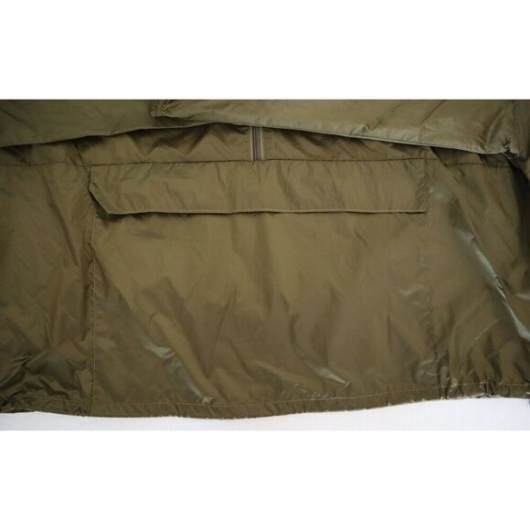 Offline x Aerie Women's Sz M Olive Green Packable Half Zip Windbreaker Jacket - Picture 5 of 9